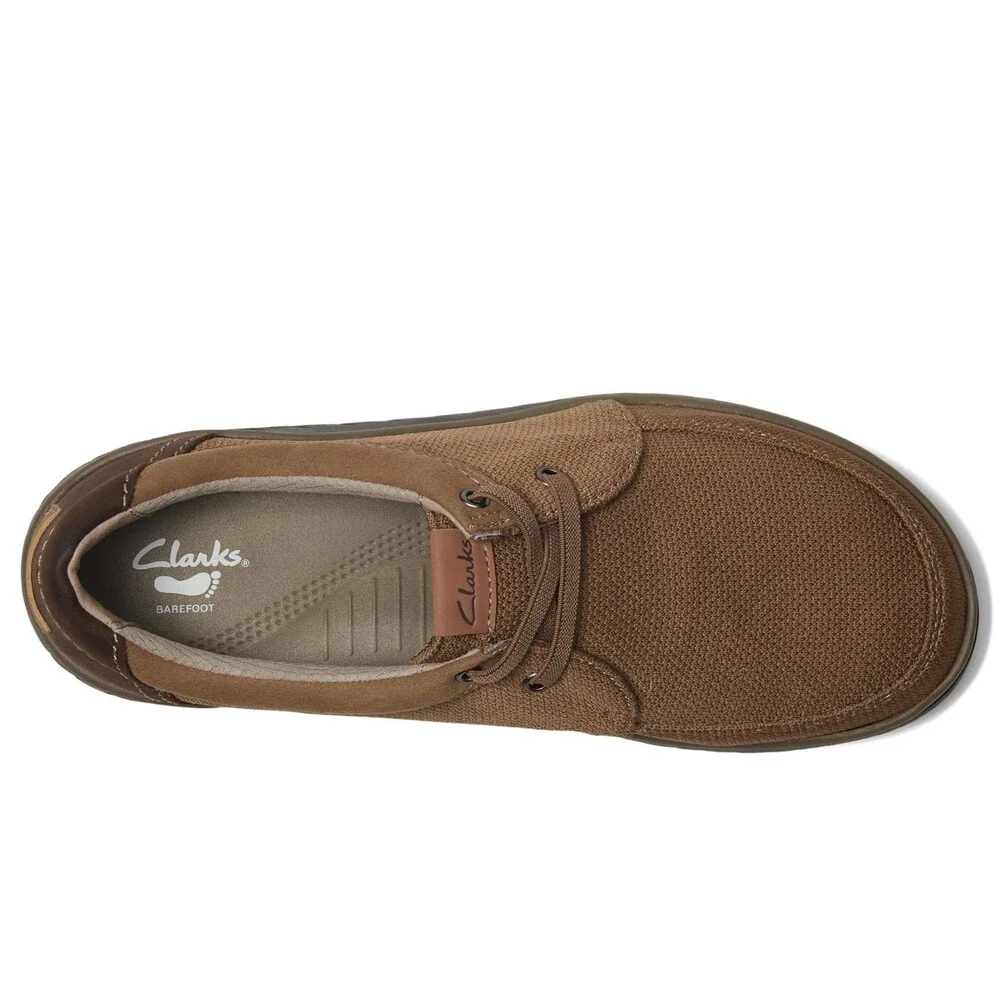 Clarks RelaxLite Lace 26181994 Men's 11 D Light Brown Lace Up Boat Shoe MEW2333